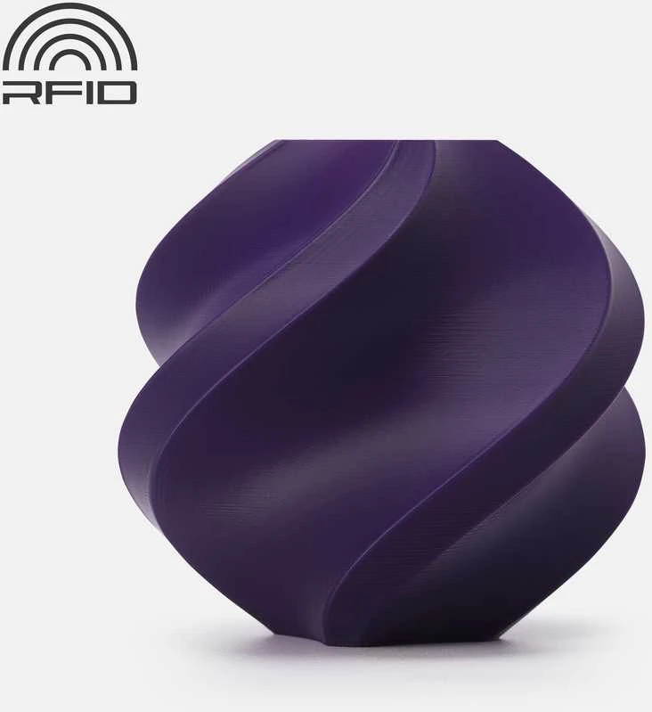 Indigo violetinė 3D atspausta figūra