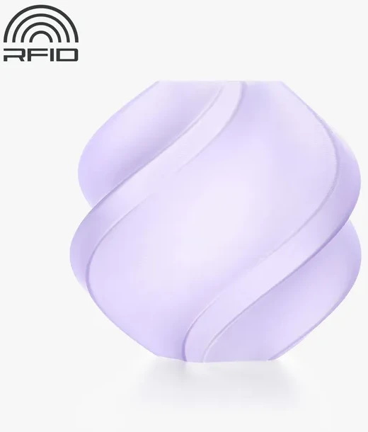 Bambu Lab PLA Translucent plastikas 1.75mm 1kg – pridedama daugkartinio naudojimo ritė – Lavender