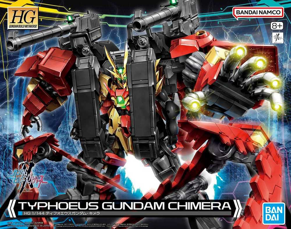 Bandai Kolekcinė Figūrėlė - HGBM 1/144 Typhoeus Gundam Chimera