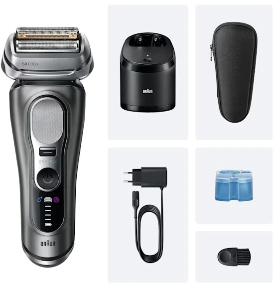 Braun Series 9 Pro+ 9655cc Foil shaver Trimmer Pilkas