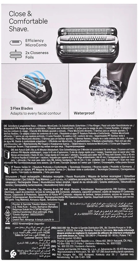 Barzdaskutė Braun Series 3+ 3000
