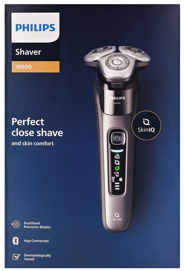 Philips i9000 drėgno ir sauso skutimo elektrinis skustuvas su „SkinIQ“ | X9002/10