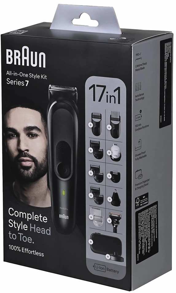 MGK7491 Braun Kirpimo Rinkinys Viskas Viename 17in1