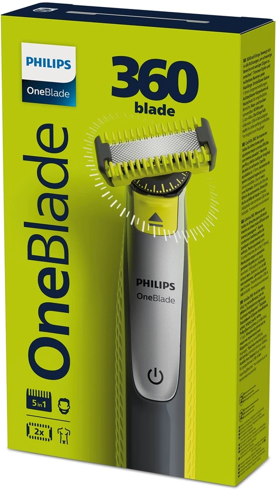 Kirptuvas veidui ir kūnui Philips OneBlade 360 QP2834/23