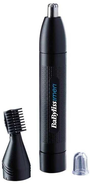 Sveikata ir asmeninė priežiūra - BaByliss Men Nosies Ir Ausų Žoliapjovė E652E, Plaunamos Priedai, Juoda