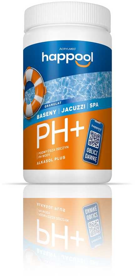 Acrylmed Akrilinės ALKASOL PLUS granulės, skirtos palaikyti tinkamą baseino vandens pH, 1kg