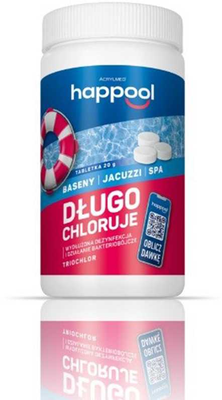 Daugiafunkcinės chloro išskyrimo tabletės „Acrylmed MULTICHLOR“ 20 g - 0,4kg