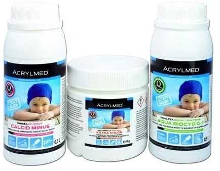 „Acrylmed Vanduo“ priežiūros rinkinys – mažas baseinas