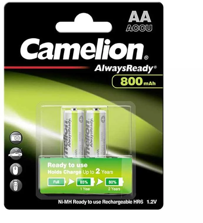 Camelion AlwaysReady įkraunamos baterijos pakuotė