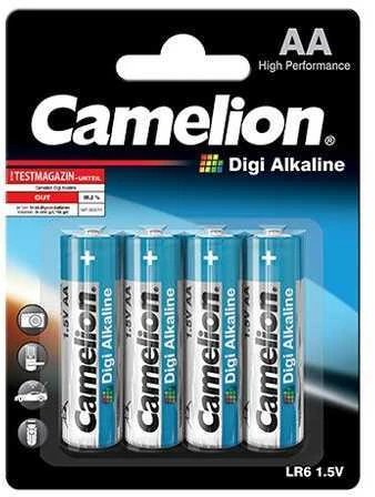 Baterija - Camelion LR6 AA Digi 1.5V Alkalinės Baterijos 4 vnt.