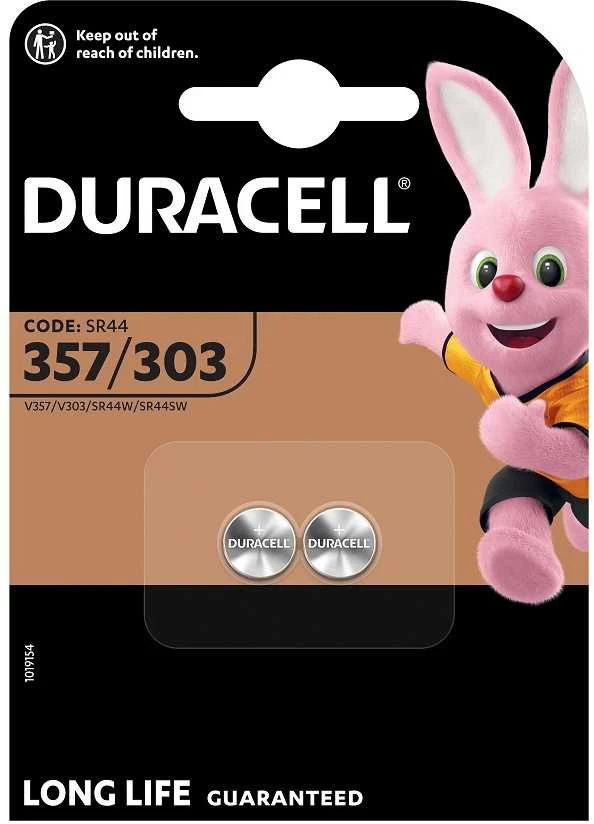 Duracell 303/357 Vienkartinė baterija SR44 Sidabro oksidas (S)