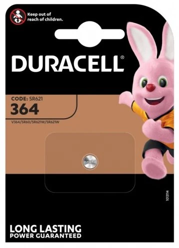 DURACELL AG1/LR361 (364) 1.5V elementas