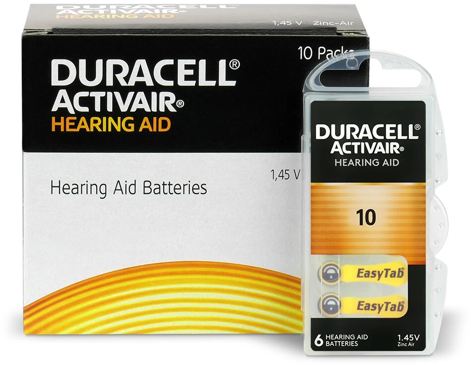 Baterija - Duracell Activair 10 Baterija, 6 vnt.