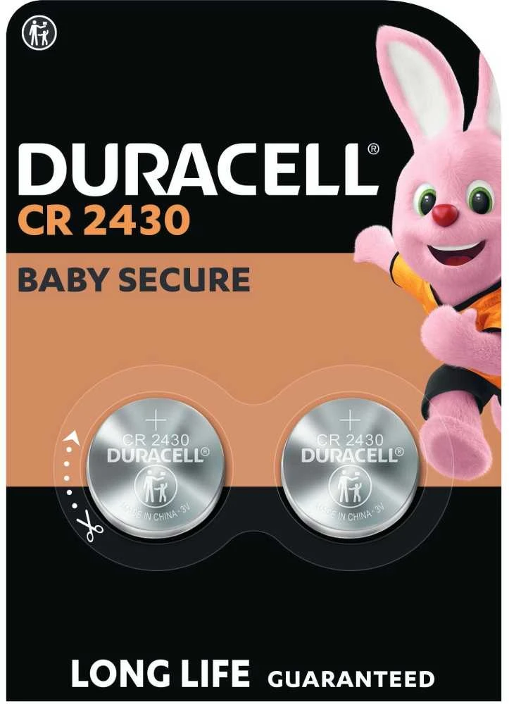 Ličio baterija Duracell CR2430 DL2430 ECR2430 3V 2BL