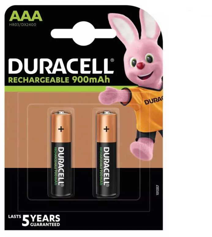 Duracell AAA 900mAh pakuotė su zuikiu
