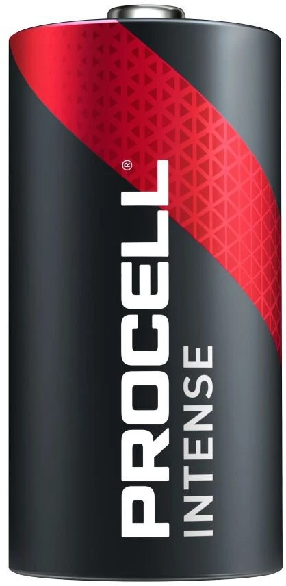 Baterija - Duracell Procell Intense LR14 10-vnt. Alkalinės 1.5V Baterijos, Didelės Talpos, Juoda