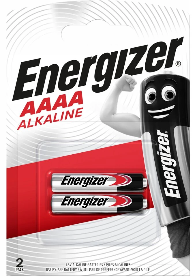 Baterija - Energizer 25A 2B AAAA 1.5V 8.3mm x 42.5mm Juoda