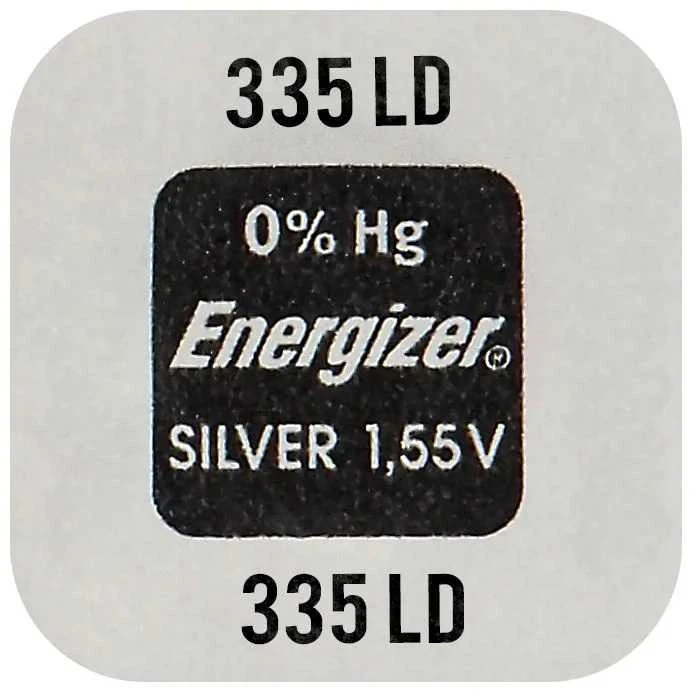 Baterija - Energizer 335 Sidabro Oksidas 1.55V 10 Vnt.