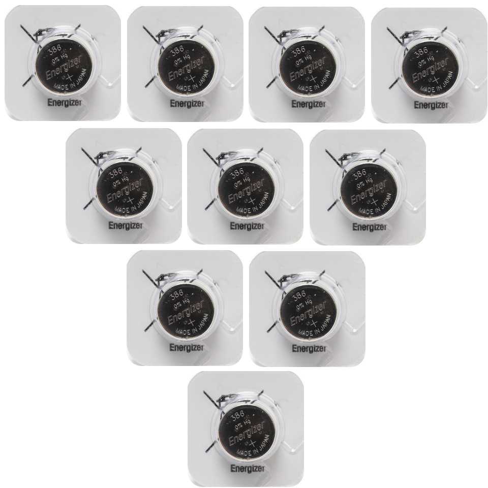 Baterija - Energizer 386 301 Sidabro Oksidas 1.55V 10 Vnt.