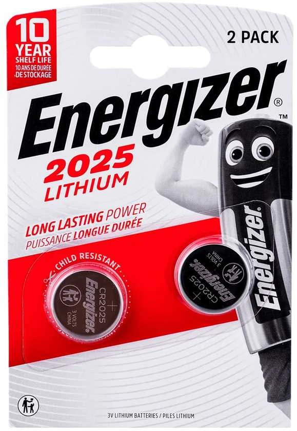 ENERGIZER BATTERY SPECIALIZED CR2025/2, 3V, ECO