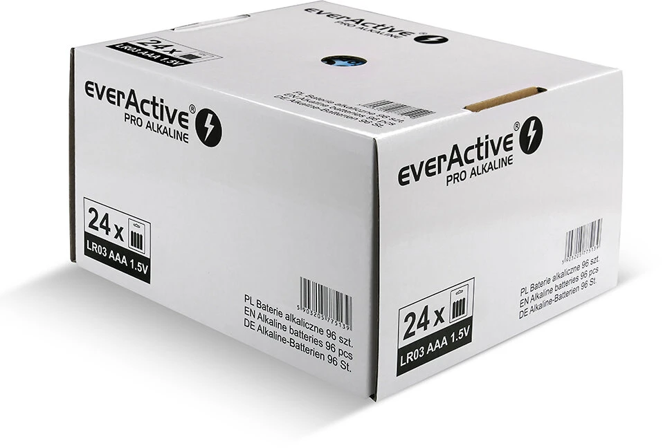 Baterija - Energizer Ekranas LR03 AAA Pro Alkaline 1250 mAh, 24 x 4 vnt.