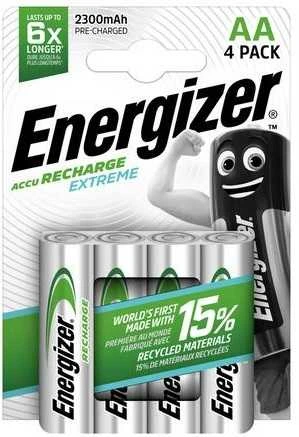 Įkraunami Elementai Energizer Extreme 2300 mAh AA HR6 1.2V 4Vnt