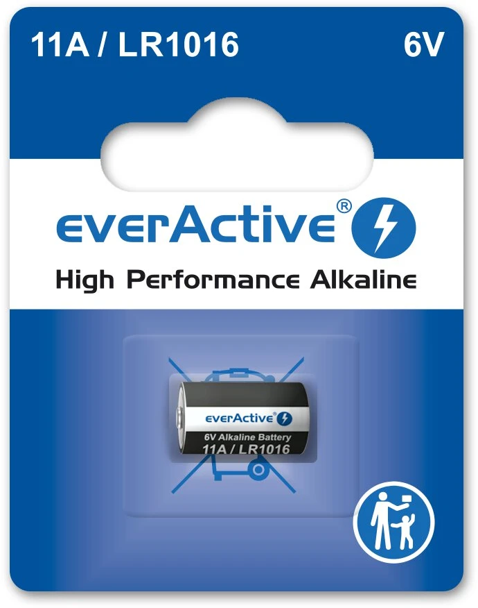 „everactive“ automobilio nuotolinio valdymo pulto baterija 11A LR1016 MN11, blisterinė pakuotė, 1 vnt.