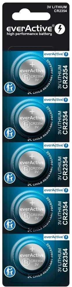 everActive CR2354 baterijų pakuotė, 5 vnt.