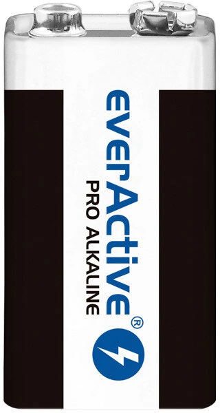 Baterija- everActive Pro Alkaline 6LR61 650 mAh Baterijos, 10 vnt.