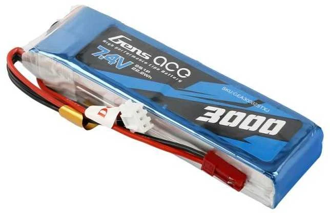 Gens Ace & Tattu Gens Ace 3000 mAh 7,4 V 1C 2S1P LiPo baterija