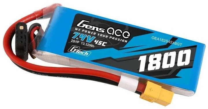 Gens Ace Akumuliatorius GensAce G-Tech LiPo 1800mAh 7.4V 45C 2S1P XT60