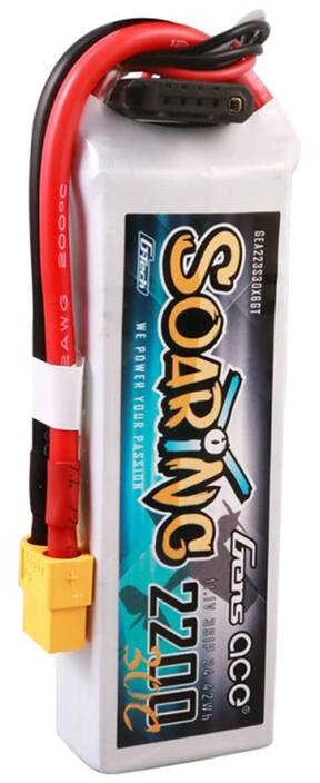 Gens ace G-Tech Soaring 2200mAh 11.1V 30C 3S1P Lipo Batte