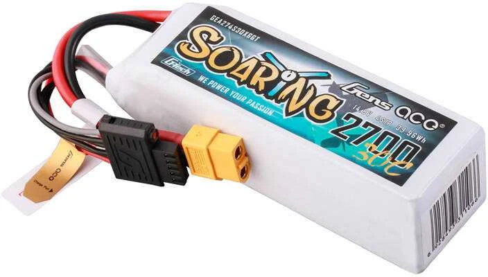 Gens ace G-Tech Soaring 2700mAh 14,8V 30C 4S1P LiPo XT60