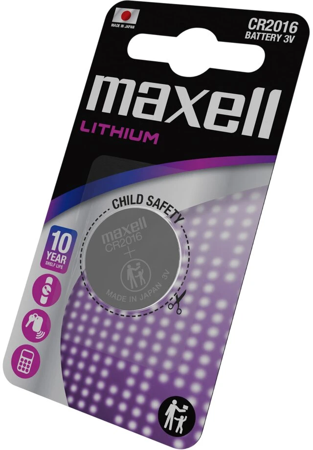 Baterija - Maxell CR2016 3 V Viena Mygtukinė Baterija