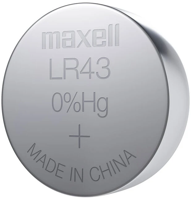 Baterija - Maxell G12 LR43 1.5V Alkalinė 10Vnt