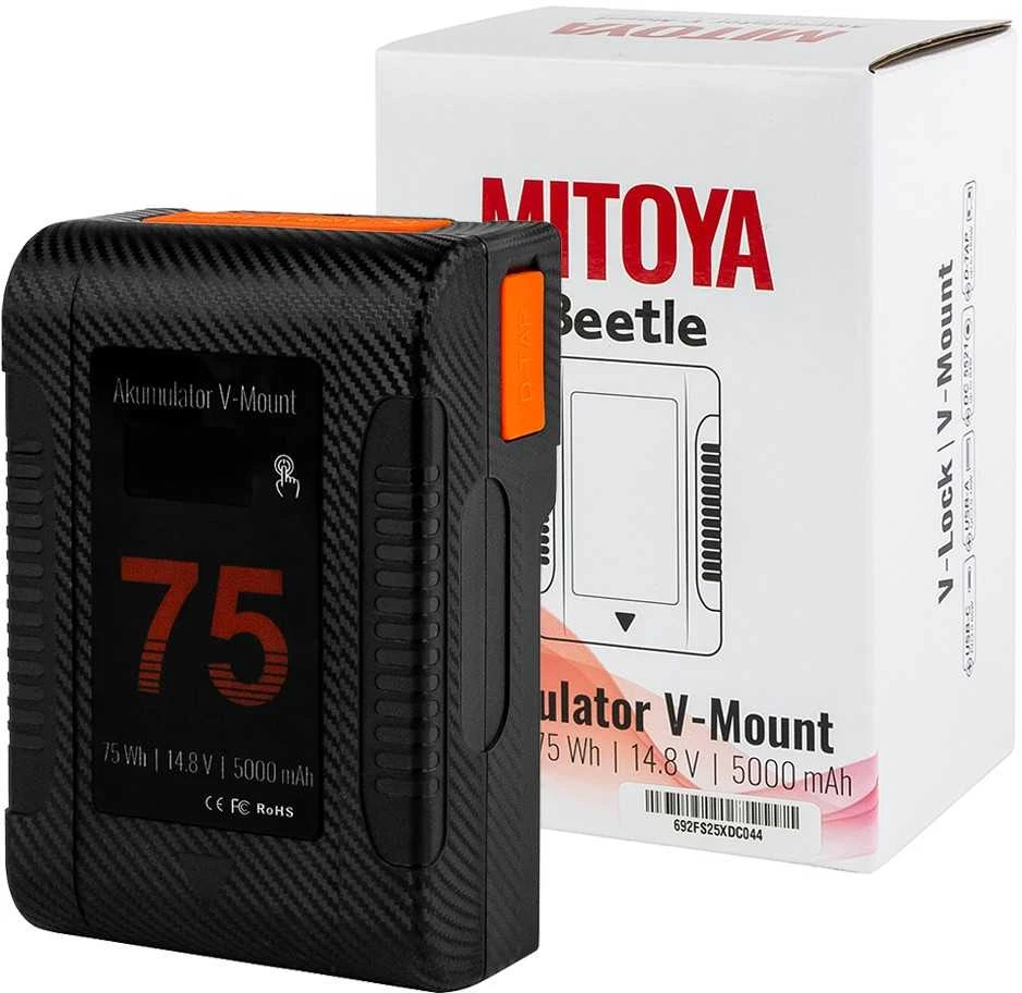 Baterija - MITOYA BEETLE BP-75W 5000mAh 14.8V V-Mount
