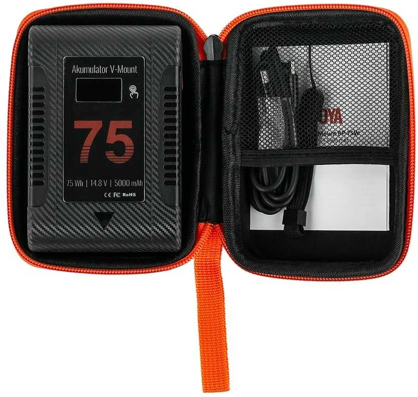 Baterija - MITOYA BEETLE BP-75W 5000mAh 14.8V V-Mount