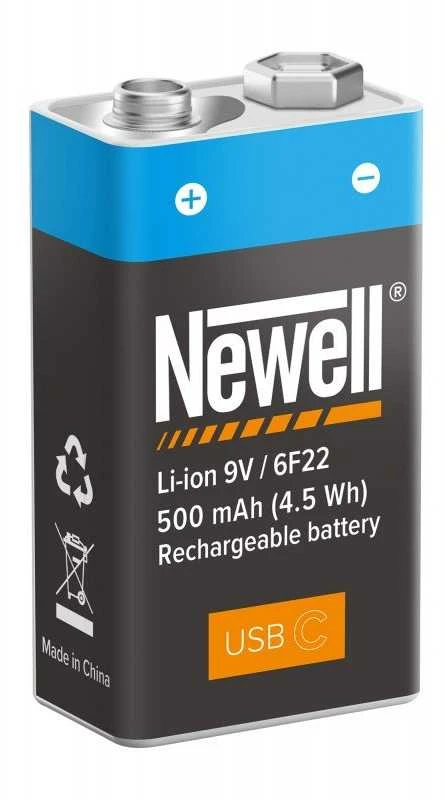 Baterija Newell 9V USB-C 500 mAh