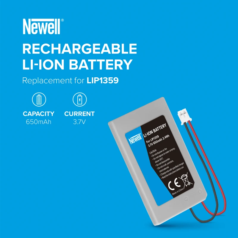 Baterija - Newell LIP1359 650mAh Pakeitimas DualShock 3 Valdikliui