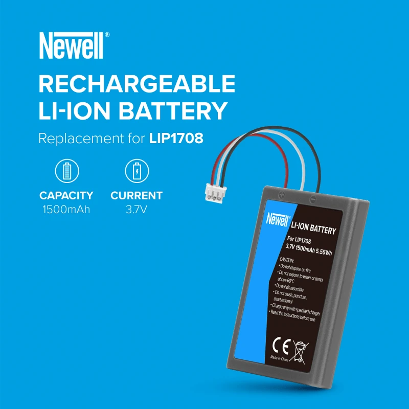 Baterija - Newell LIP1708 1500mAh DualSense Valdikliui