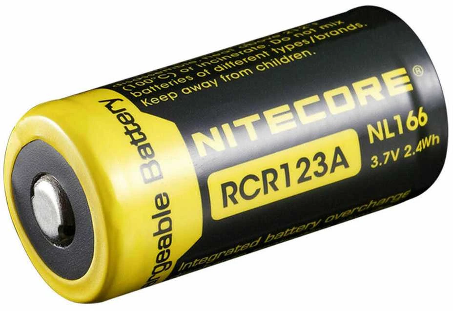 Nitecore NL166 CR123A baterija (650mAh) 16340
