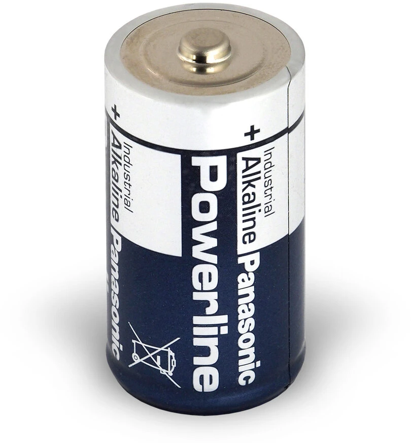 Baterija - Panasonic LR14 Alkaline 1.5V Industrial 80-Pack Juoda