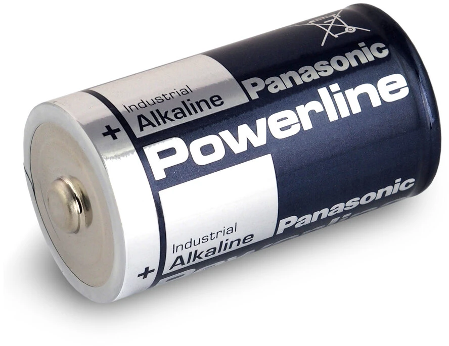 Baterija - Panasonic LR14 Alkaline 1.5V Industrial 80-Pack Juoda