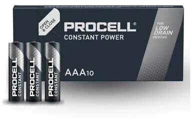 Duracell Procell Constant Power LR03 AAA 1,5V 1222mAh elementas