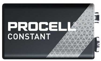 Duracell Baterija - Procell Constant Power 9 V 6LR61 Šarminės 10 vnt.