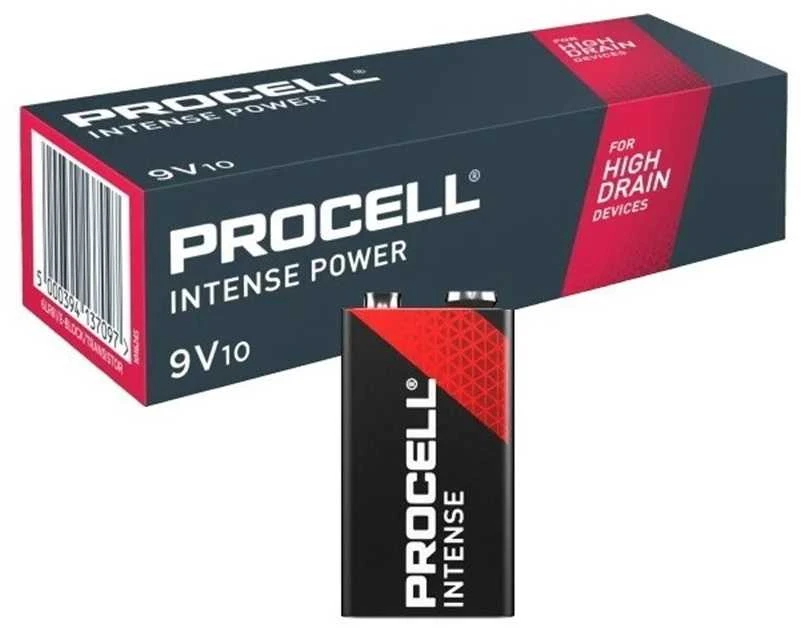Elementas Duracell Procell 9V (MN1604; 6LR61) 9V, krona, šarminis, 1 vnt