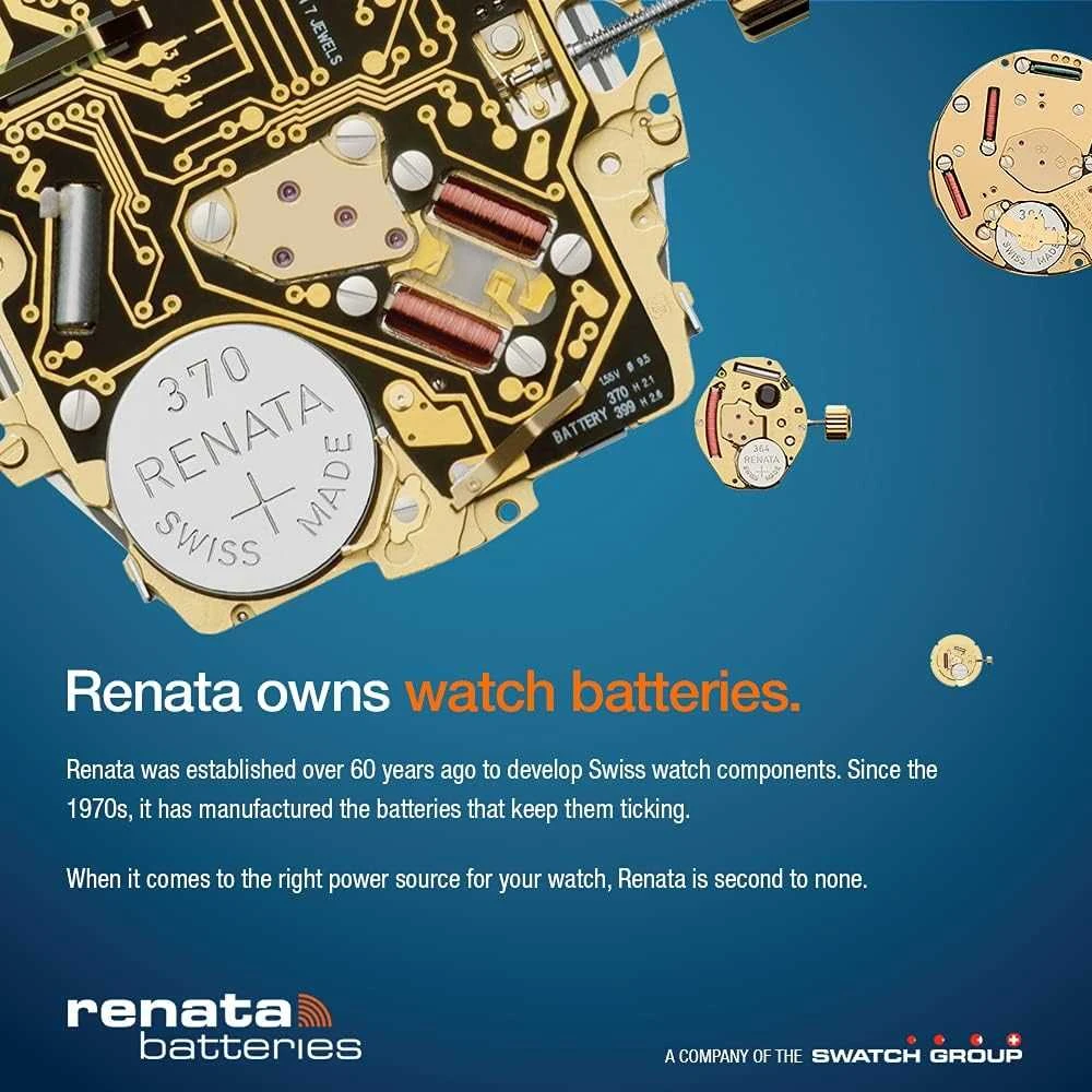Baterija - Renata 397 (SR726SW) 1.55V Sidabro Oksidas 10 vnt.