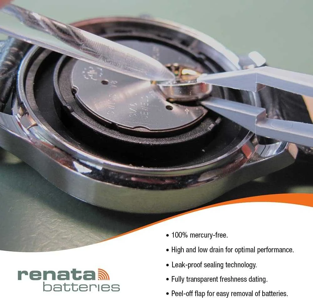 Baterija - Renata 397 (SR726SW) 1.55V Sidabro Oksidas 10 vnt.