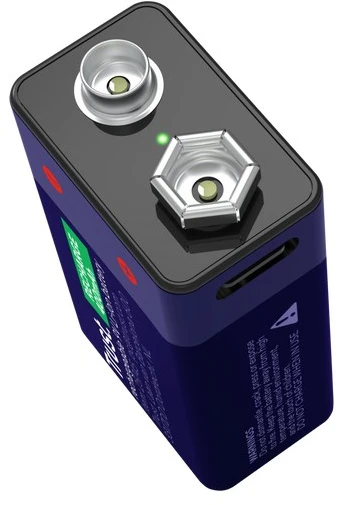 Baterija - Trust USB-C Įkraunama 9 V 400 mAh Ličio Jonų Baterija