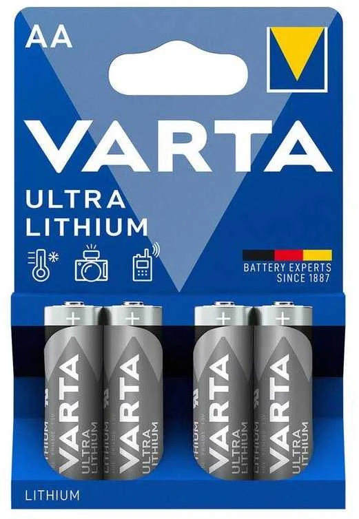 Baterijos - Varta AA Ultra Lithium 6106 4 vnt.